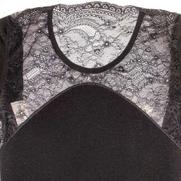 Emilio Pucci Black Wool Lace Open Back Sweater - Picture 7 of 16